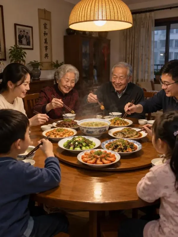 一家人吃晚饭海报，在线小视频生活剧片单